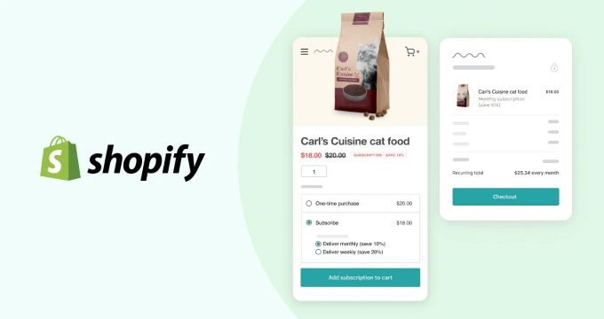 Shopify subscriptions