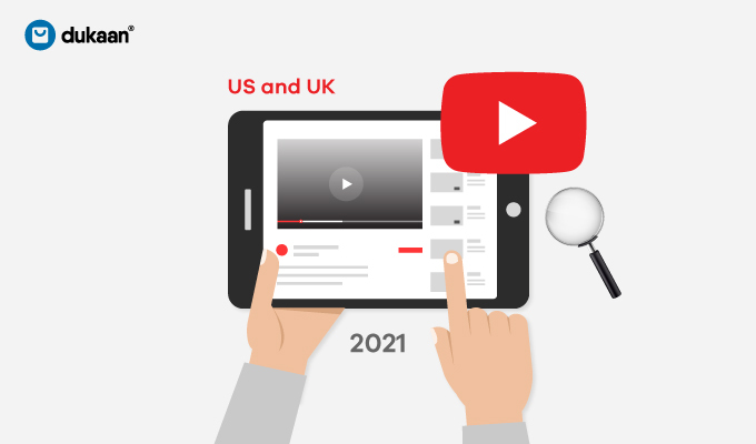 US and UK use Youtube to search products