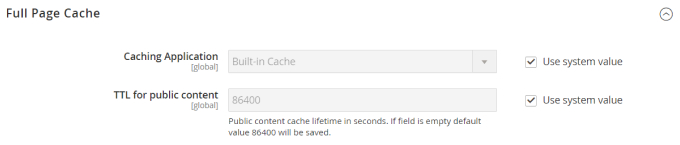 Adobe Commerce full page cache