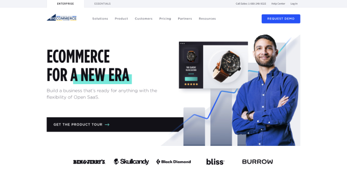 BigCommerce homepage