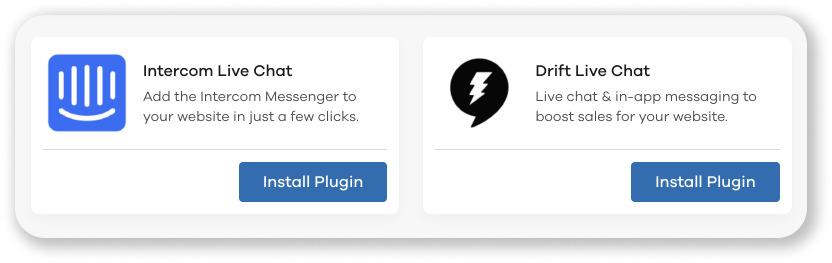 Live chat plugins on Dukaan