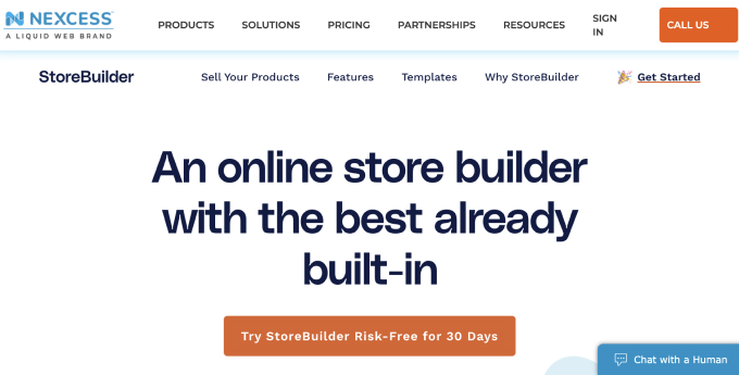 Best Shopify Alternatives If You’re Not Happy With Shopify (2022) Nexcess StoreBuilder home page