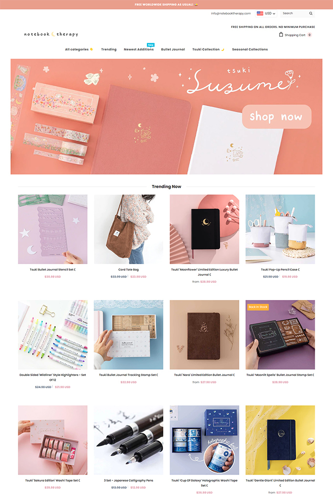 AliExpress Dropshipping - The Ultimate Guide in 2022 8 Notebook therapy dropshipping store