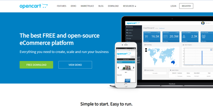 OpenCart Open Source eCommerce Platform