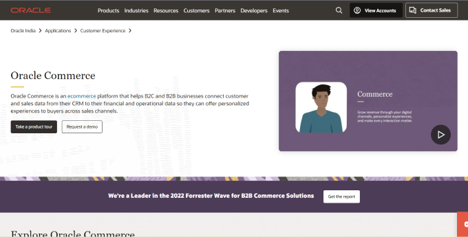 Oracle commerce enterprise platform