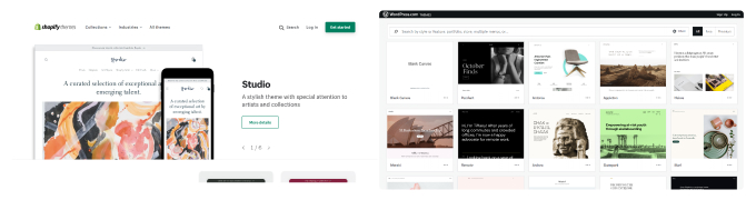 Shopify vs WordPress themes