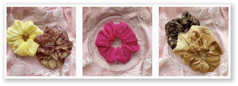 25 Trendiest Scrunchie Shops To Buy Scrunchies Online Scrunchies by Mouli