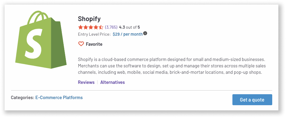 BigCommerce Vs Shopify - Which is better? (Comparison and Review) Shopify rating on G2