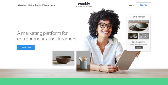 Weebly marketing features