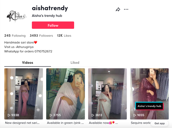 aisharendy tiktok account