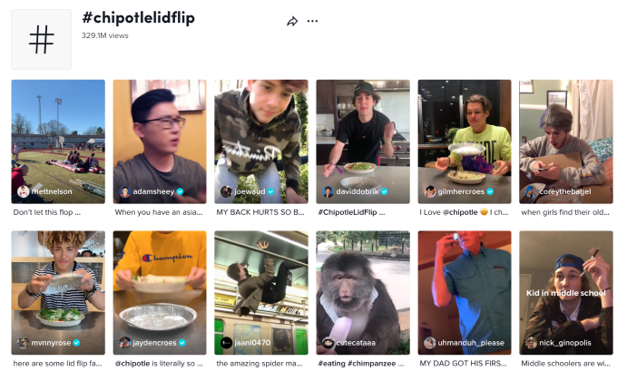 chipotle’s #LidFlip challenge