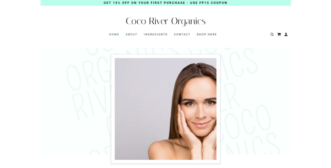 11 Squarespace Alternatives to Try in 2022 coco river organics 1