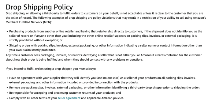 DropShipping Policy Clarified  Are You Allowed To Drop Ship on ?  