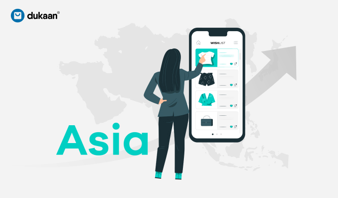 eCommerce sales in the Asia-Pacific