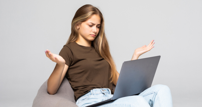 What Is Dropshipping & How Does It Work? (2022) frustrated woman working with computer