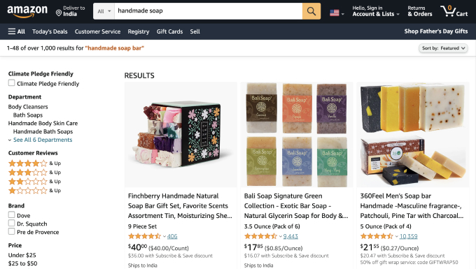 How To Sell Online in 8 Simple Steps (Complete Guide 2022) handmade soaps on Amazon
