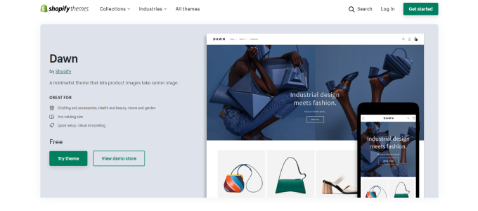 Shopify Dawn theme