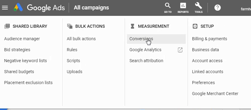 Conversions in Google Ads