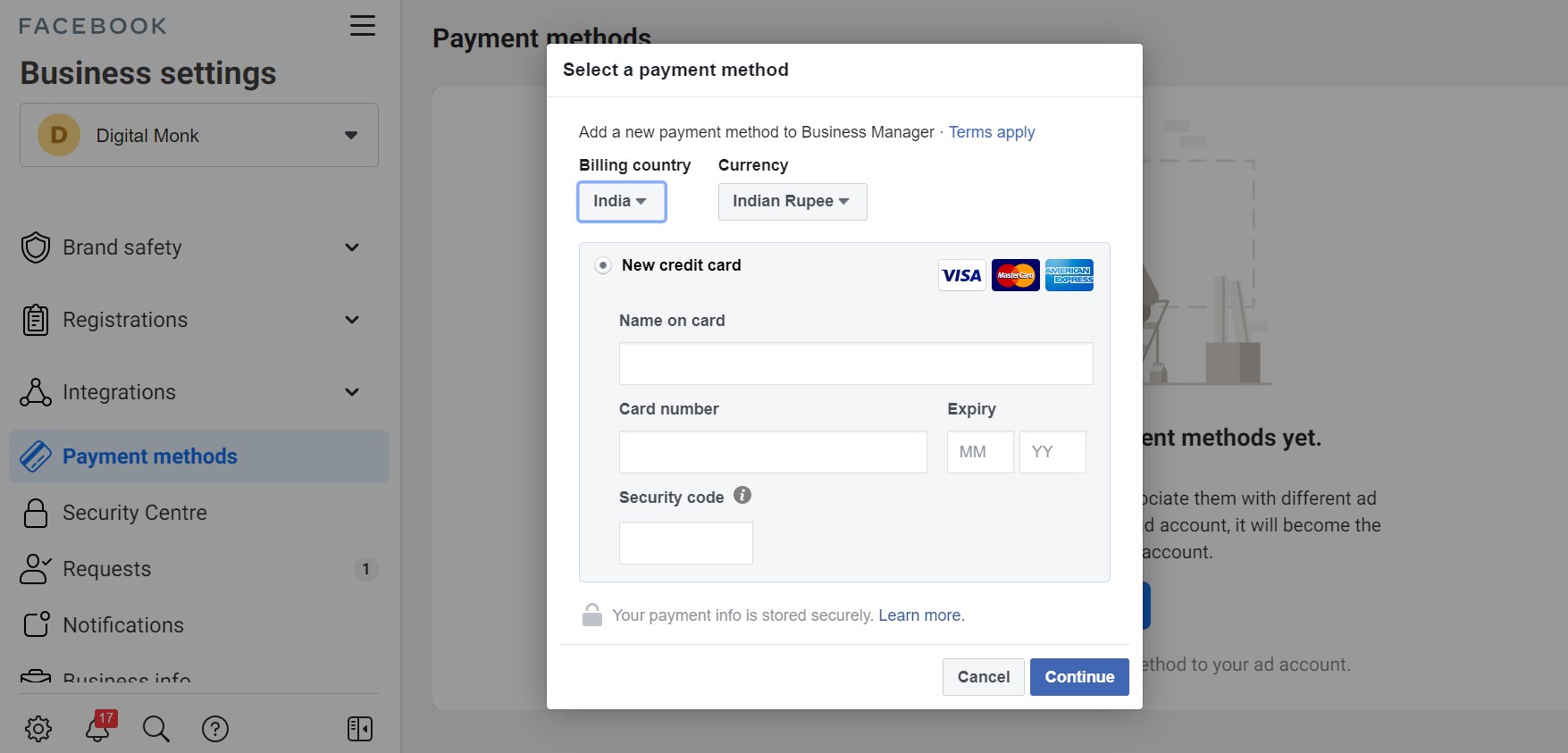 How To Get Your First Sale With Facebook Ads: A Beginner’s Guide payment method