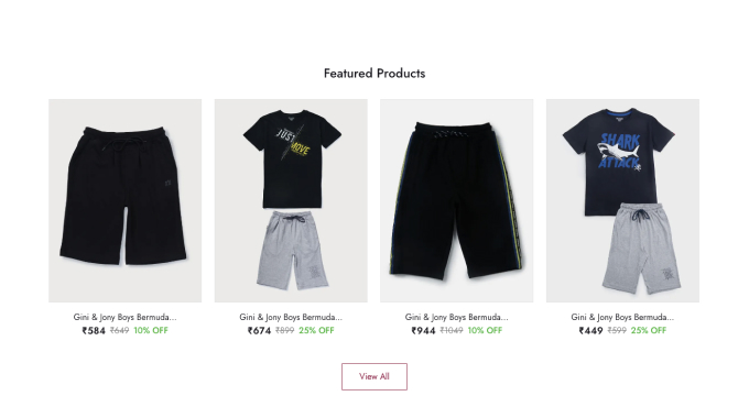 products added to online clothing store 