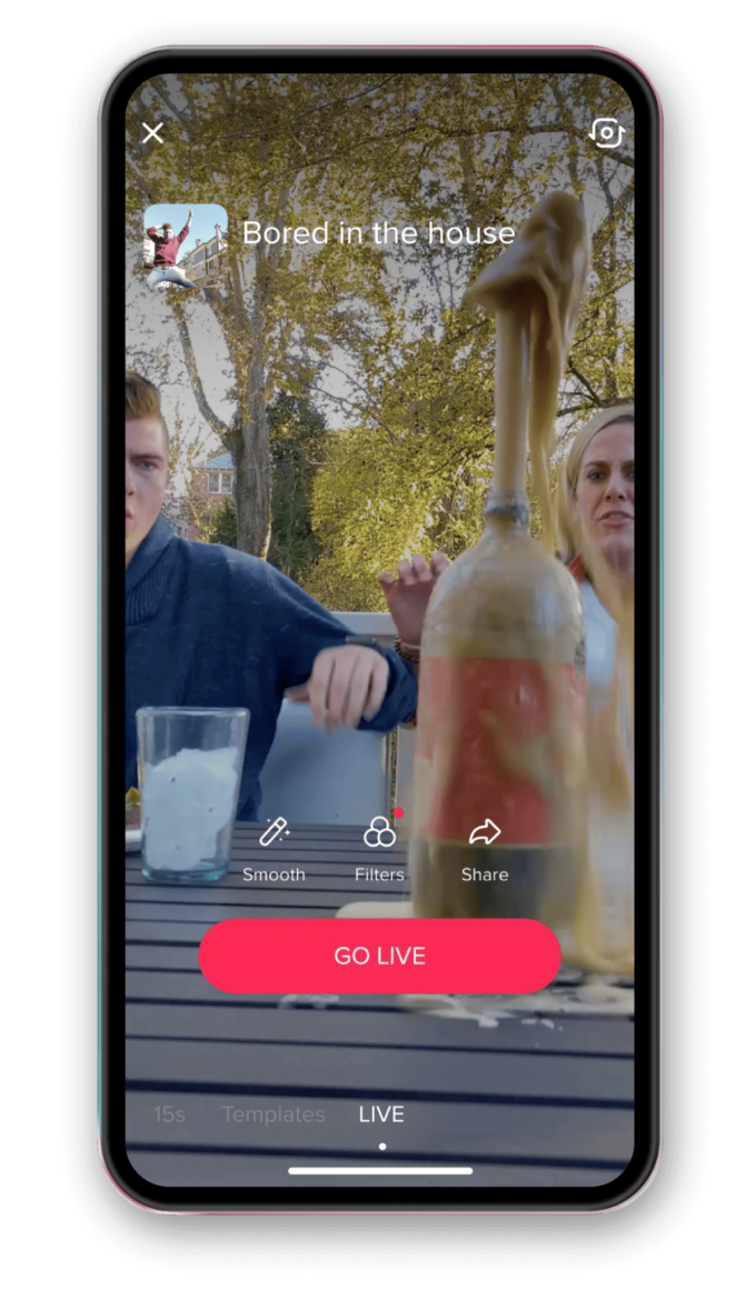tiktok live feature